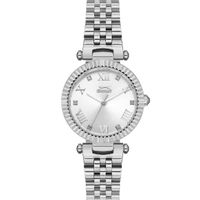 Slazenger Women's 2035 Movement Watch, Analog Display and Metal Strap - SL.9.2140.3.01, Silver