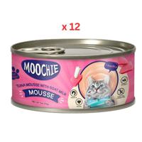 Moochie Tuna Mousse With Goatmilk 85G Can (Pack Of 12)