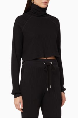 Cropped Turtleneck Top Cropped Turtleneck Top