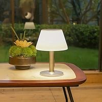 Outdoor Solar Power Led Table Lamp Modern Style Home Bar Hotel Decoration Lighting For Courtyards Light Solar Powered Night Lights Bar Desk Lights 1X Lightinthebox