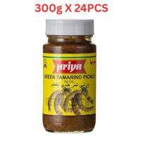 Priya Green Tamarind Pickle In Oil 300g Pack of 24