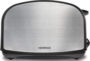 Kenwood Toaster 2 Slice Bread Toaster with Adjustable Browning Control, Removable Crumb Tray for Easier Cleaning, Automatic Pop Up, Defrost, Warm & Cancel Function TCM01.A0BK Black/Silver