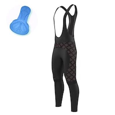 21Grams Men's Cycling Bib Tights Bike Bib Tights Winter Mountain Bike MTB Road Bike Cycling Sports 3D 3D Pad Cycling Breathable Quick Dry Black Green Polyester Spandex Clothing Apparel Bike Wear Lightinthebox