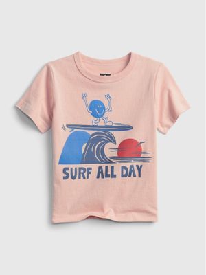 Toddler 100% Organic Cotton Mix and Match Graphic T-Shirt Toddler 100% Organic Cotton Mix and Match Graphic T-Shirt