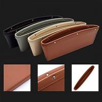 Car Seat Gap Organizer Waterproof PU Leather Storage Box for Car Universal Fit Leather Side Pocket for Mobile Wallet Cosmetics Coins and Accessories Lightinthebox