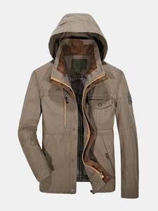 Outdoor Detachable Hood Jacket