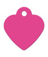 The Hillman ID Tag - Heart Small Pastel Pink Dog And Cat