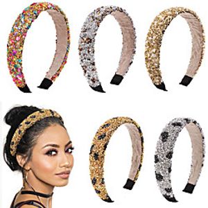 natural crystal stone headband retro sponge headband  miniinthebox