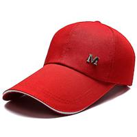 Men's Baseball Cap Sun Hat Trucker Hat Black Red White Polyester Embroidered Fashion Casual Street Daily Letter Adjustable Sunscreen Breathable Lightinthebox