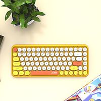 AJAZZ 308I Bluetooth3.0 Creative Keyboard Chiclet Keys Quiet 84 pcs Keys Lightinthebox - thumbnail