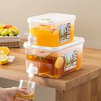 Cold Kettle with Faucet Home Refrigerator Cold Water High Temperature Resistant Large-capacity Juice Jug Beverage Bucket Fruit Tea Cold Kettle Lightinthebox - thumbnail