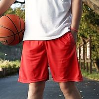 Men's Athletic Shorts Basketball Shorts Casual Shorts Pocket Drawstring Elastic Waist Plain Comfort Quick Dry Short Holiday Beach Weekend Fashion Casual Black White Micro-elastic Lightinthebox