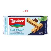 Loacker Less Sugar Chocolate Wafer 25X45G