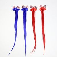 4Pcs Independence Day Party Headwear Bow Wig Card Clip American National Day Wig Tassel Lightinthebox 4Pcs Independence Day Party Headwear Bow Wig Card Clip American National Day Wig Tassel Lightinthebox