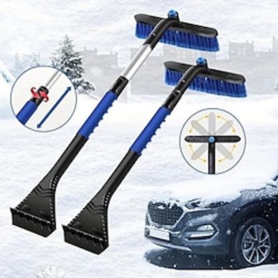 4 In 1 Car Snow Brush Extendable Telescopic Snow Cleaning Tools Scratch-Free Car Snow Shovel Detachable Auto Windshield Snow Brush miniinthebox 4 In 1 Car Snow Brush Extendable Telescopic Snow Cleaning Tools Scratch-Free Car Snow Shovel Detachable Auto Windshield Snow Brush miniinthebox