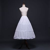 Bride Classic Lolita 1950s Layered Vacation Dress Dress Petticoat Hoop Skirt Crinoline Prom Dress Women's Girls' Costume White Vintage Cosplay Wedding Party Princess miniinthebox - thumbnail