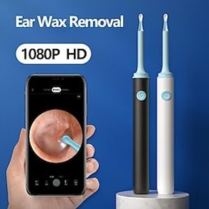 Ear Wax Removal, Waterproof Earwax Cleaner With Camera, 6 LED Lights, WiFi Ear Cleaning Kit, Otoscope With Light, For ,iPhone ,iPad, Android Smart Phone Lightinthebox