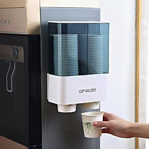 Paper Cup Holder Rack Cup Remover Water Dispenser Punch-Free Cup Dropper Cup Taker Cup Storage Box Lightinthebox
