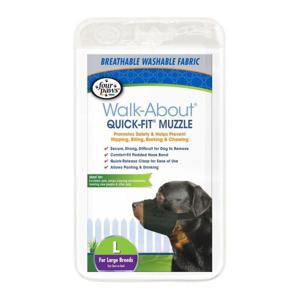 Four Paws Quick-Fit Muzzle for Dogs - Large / Size 4