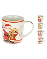 Homesmiths Christmas Mug New Bone Porcelain Assorted 1 Piece Homesmiths Christmas Mug New Bone Porcelain Assorted 1 Piece