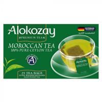 Alokozay Moroccan Tea - 25 Tea Bags In Foil Wrapped Envelopes