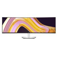 Dell 49 inch 5K Dual QHD Ultrawide Curved Monitor, 60 Hz, USB-C, Black - Gray Ultra Sharp Curved Monitor - U4924DW