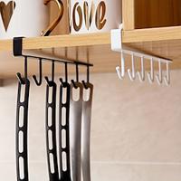 Wrought Iron Storage Rack - Multi-functional Hanging Hook Organizer for Wardrobe, Kitchen, No-trace, No-nail Hooks Lightinthebox