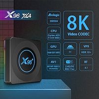 X96 X4 set-top box S905X4 Android 11 4G/64G 8k dual-band network HD player miniinthebox