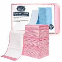 Little Story - Disposable Diaper Changing Mats - Pack Of 50pcs - Pink LS_DCM_PI50