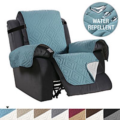 Recliner Sofa Slipcover Reversible Sofa Cover Furniture Protector Couch Cover Water Resistant Elastic Straps Pets Kids Children Dog Cat miniinthebox