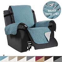 Recliner Sofa Slipcover Reversible Sofa Cover Furniture Protector Couch Cover Water Resistant Elastic Straps Pets Kids Children Dog Cat miniinthebox - thumbnail