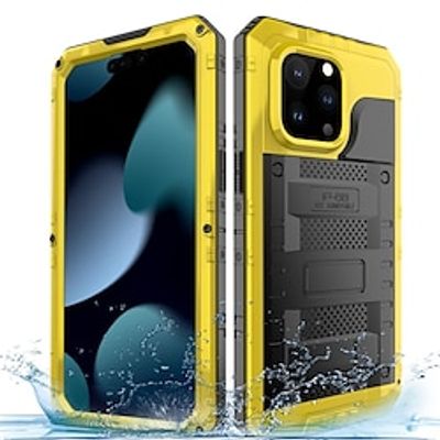 Phone Case For iPhone 15 14 Pro Max Plus iPhone 13 12 11 Pro Max X XR XS Max Waterproof Case Detachable with Lanyard Shockproof PET Aluminum Alloy Silicone Lightinthebox