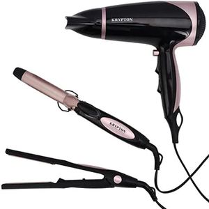 Krypton 3 in 1 Hair Dryer with Straightener & Curler - KNHF6397