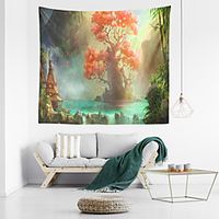 Fantasy Wall Tapestry Art Decor Blanket Curtain Hanging Home Bedroom Living Room Decoration Polyester miniinthebox - thumbnail