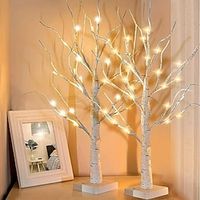 LED Iights tree lights Decorative lights Christmas Birch Tree lights Simulated tree lights Decorative Table lamps Wholesale Lightinthebox - thumbnail