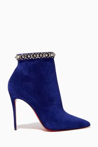 Booty Chain 100 Ankle Boots in Suede