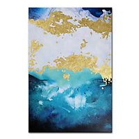 Mintura Handmade Oil Painting On Canvas Wall Art Decoration Modern Abstract Landscape Picture For Home Decor Rolled Frameless Unstretched Painting miniinthebox - thumbnail