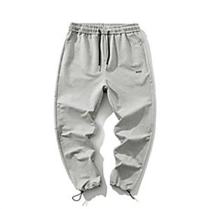 Men's Sweatpants Chinos Pants Letter Ankle-Length White Black Gray Lightinthebox