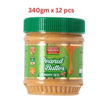Natures Choice Peanut Butter Crunchy, 340 gm Pack Of 12 (UAE Delivery Only) Natures Choice Peanut Butter Crunchy, 340 gm Pack Of 12 (UAE Delivery Only)