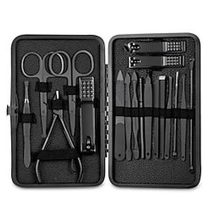 Classic Black Manicure Set Hand Feet Facial Stainless Steel Accessories, 5 Choices Lightinthebox