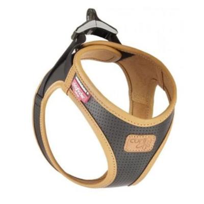 Curli Vegan Leather Harness For Dogs - Black XS