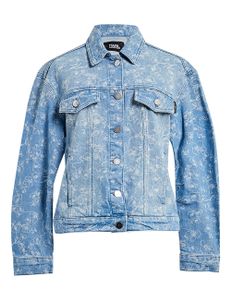 Orchid Printed Denim Jacket