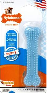Nylabone Puppy Chew Dental Bone - Blue Petite