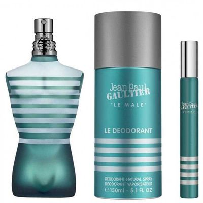 Jean Paul Gaultier Le Male (M) Set Edt 75Ml + Edt 10Ml + Deodorant 150Ml Jean Paul Gaultier Le Male (M) Set Edt 75Ml + Edt 10Ml + Deodorant 150Ml