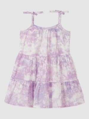 Kids Tie-Dye Tiered Midi Dress Kids Tie-Dye Tiered Midi Dress