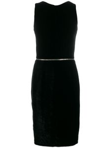 MM6 Maison Margiela zipped midi dress - Black