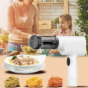 Household Electric Noodle Machine Pasta Maker Household Sausage Making Machine Noodle Machine Cream Carving Electric Wireless Extruder miniinthebox