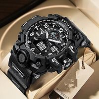Men Digital Watch Outdoor Sports Fashion Wristwatch Luminous Stopwatch Alarm Clock Calendar Silicone Gel Watch miniinthebox