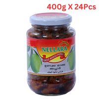 Nellara Dried Mango Pickle (Unakka) 400 Gm Bottle (Pack of 24)