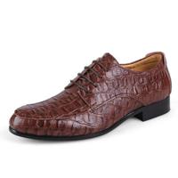 Large Size Men Leather Lace Up Pointed Toe Business Formal O - thumbnail